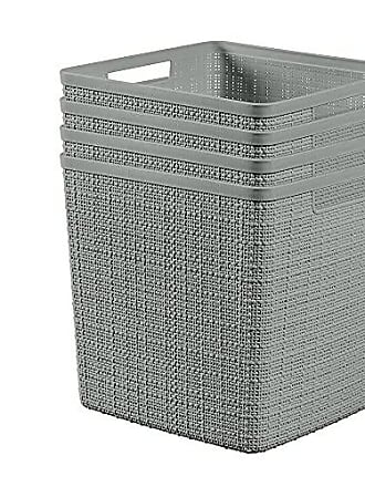 Rotho, Compact, Storage box 4.5 l with lid A5, Plastic (PP) BPA-free,  grey/transparent, A5/45l (27,0 x 18,5 x 15,0 cm)