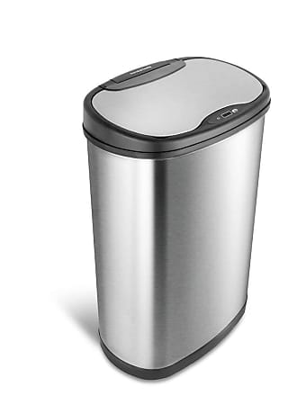 NINESTARS DZT-12-13 Automatic Touchless Infrared Motion Sensor Trash Can 3 Gal 