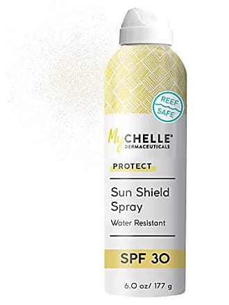 MyChelle Dermaceuticals Sun Shield Clear Spray SPF 30 (6 Fl Oz) - Zinc Sunscreen Spray with Bentonite Clay and Jojoba - Balances Oil Levels and Conditions Skin - Water Resist