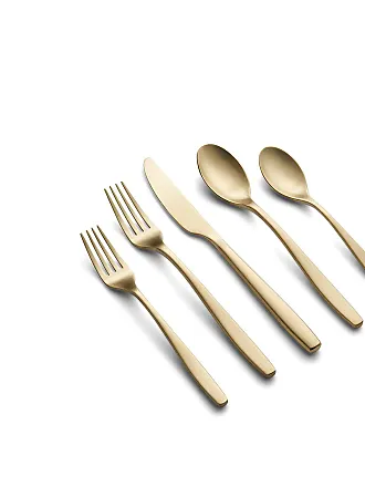 Cambridge Silversmiths Eloquence Black Satin 20-Piece Flatware Set