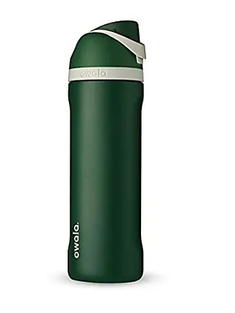 Owala FreeSip Insulated Stainless Steel Water Bottle with Straw for Sports and Travel, BPA-Free, 24-oz, Orange/Green (Camo Cool)