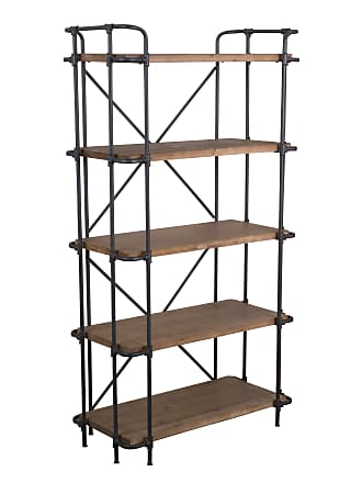 Christopher Knight Home SOHO Indoor-Outdoor Antique Finish -Outdoor Iron 5-Shelf Bookcase