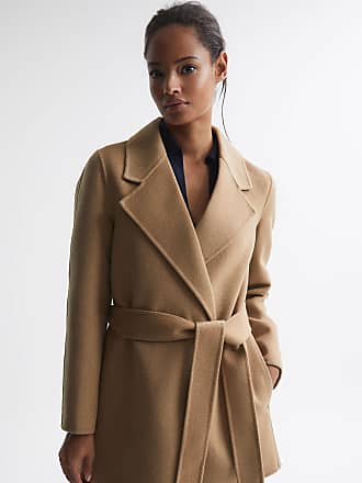 FLAMAN ATELIER Long coat WOMEN FASHION Coats Cloth discount 47% Pink/Brown M 