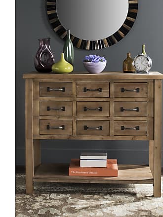 Safavieh American Homes Collection Mendie Natural Oak 9 Drawer Chest