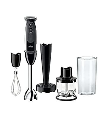 DeLonghi MultiQuick 5 Vario Immersion Hand Blender in Black and Stainless  Steel