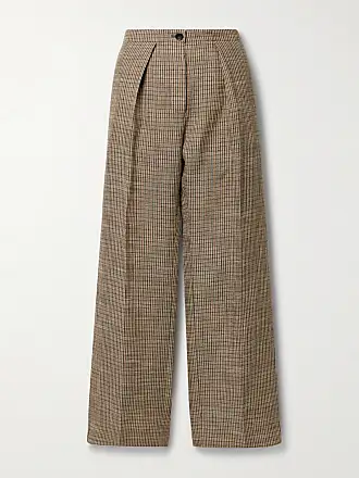 Acne Studios Lace Appliqué Georgette Flare Leg Pants