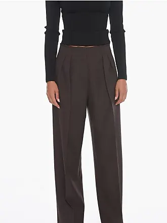 Remain High Waist Linen and Cotton CAMINO Double Pleated Pants