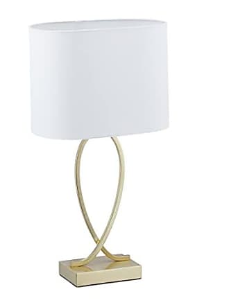 Stilvolle Tischleuchte Weiß H27cm inkl 3W LED Modern Tischlampe Wohnzimmer NEU 