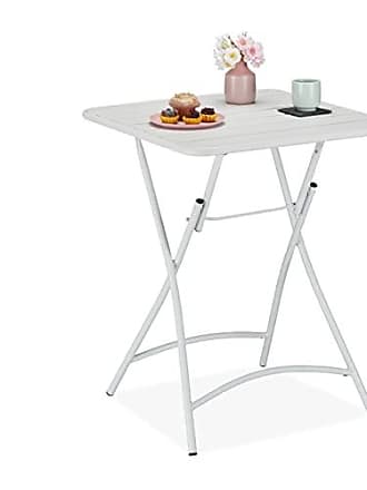 2 Loungetisch Kunststoff  Tisch ALASSIO 90x60cm weiß wetterfest WAHL 