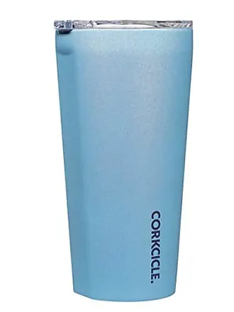 Corkcicle Insulated Wine Tumbler with 1 Count (Pack of 1), Gloss Powder Blue