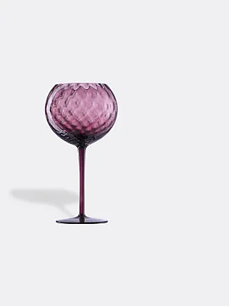NasonMoretti Gigolo Ribbed Wine Glass (22.5cm) - Purple