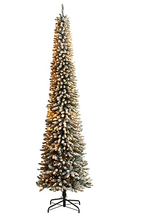 K&K Interiors 54460A-3 16.75 Inch Embossed Frosted Clear Glass Tree 