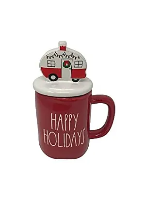 New Rae Dunn ceramic Christmas red coffee mug JOY