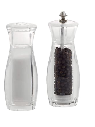 Kamenstein Filled Dual Salt and Pepper Grinder in Black