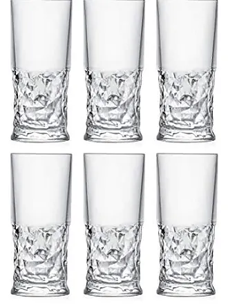 Highball - Glass - Set of 6 - Hiball Glasses - 12 oz. - by Majestic Gifts Inc. - Made in Europe