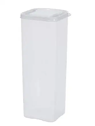 at Home Bistro White Rectangle Airtight Food Storage Container, 2.8qt