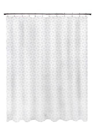 Kenney Medium Weight Peva Shower Curtain Liner with Pockets, White