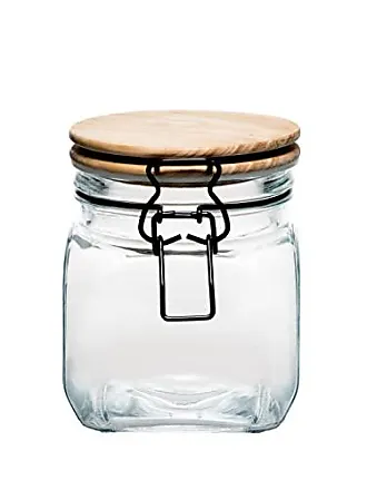 Amici Home Glass Hermetic Preserving Canning Jar Italian, Airtight