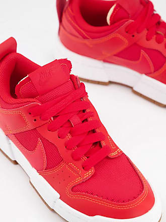 women's red nike trainers