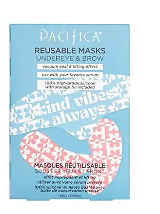 Pacifica Beauty | Reusable Smile Line Mask | 100% Silicone | Vacuum Seal &  Lifting Effect | Minimize Fine Lines + Wrinkles | Pair with Serum | Storage