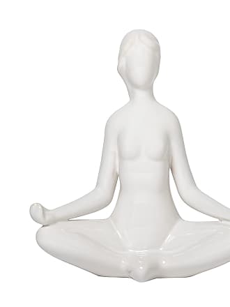 Torre and Tagus Yoga Ceramic Décor Figure-Arms Up 