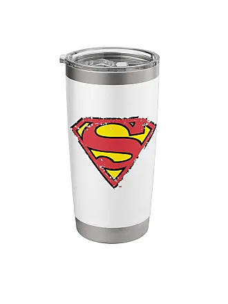 Superman 18 oz. Stainless Steel Travel Mug with Handle