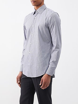 Hugo Relaxed-Fit Shirt in Checked Cotton Flannel- White | Men's Casual Shirts Size S