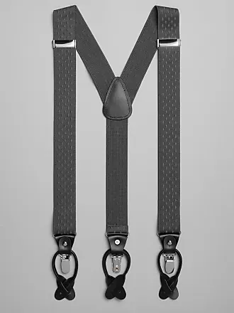 Work Suspenders Adjustable Elastic Braces Big and TallMen's Solid