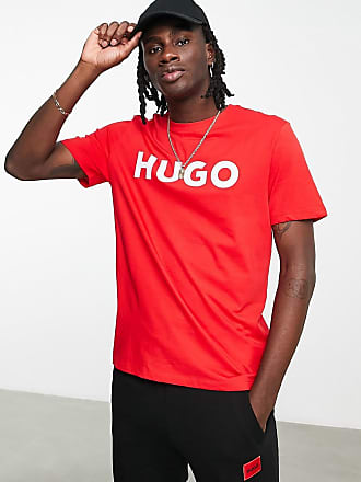 red hugo boss t shirt