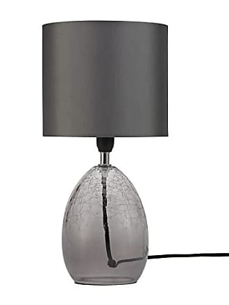 Pauleen Sandy Glow Tischleuchte max 20W Tischlampe für E14 Lampen Nachttischlampe Beige Weiß 230V Keramik/Stoff ohne Leuchtmittel 48022 