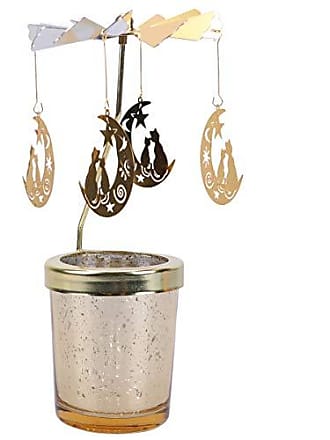 Teelichthalter rotierende Traumfänger Kerzenhalter Dekoobjekt Mobile Metall