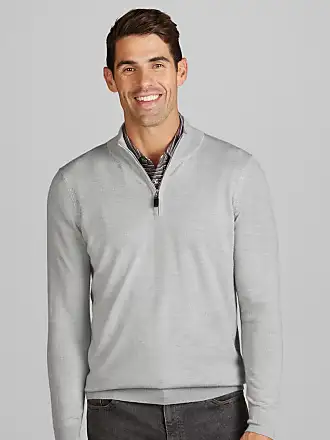 Gray Men's Half-Zip Sweaters − Now: Shop up to −50% | Stylight