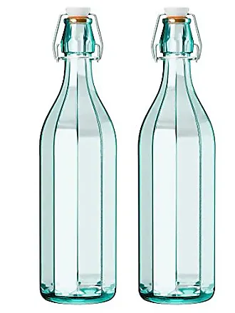 Amici Home Anchor Hermetic Glass Bottles, Eco-friendly Swing Top