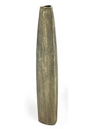 Colmore Vase Bodenvase Dekovase Antik Gold Aluminium 26 x 26 x 53 cm 001-18-2416-L-Gold