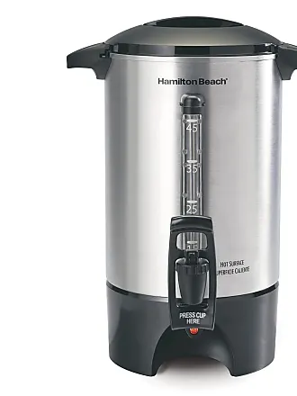  Hamilton Beach Fresh Grind 4.5oz Electric Coffee Grinder for  Beans, Spices and More, Stainless Steel & Hamilton Beach Scoop Single Serve  Coffee Maker, Fast Brewing, Stainless Steel (49981A): Home & Kitchen
