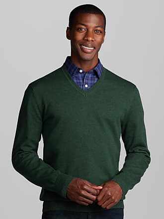 Farfetch Men Clothing Sweaters Sweatshirts Patch-detail V-neck jumper GREEN 