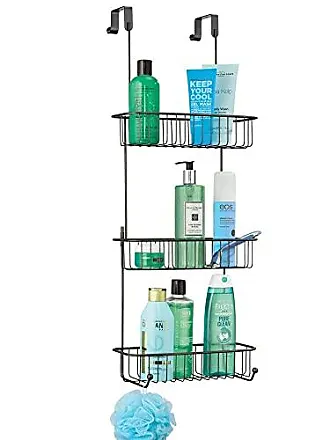 Over Head Shower Caddy Basket with Hooks, 3 Layers Bathroom