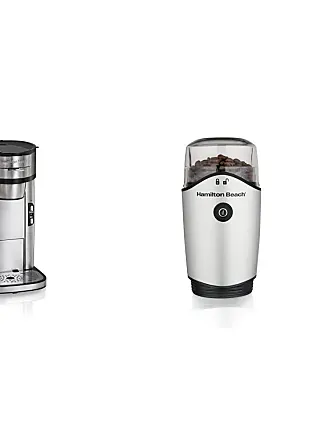 Hamilton Beach 4.5oz Electric Coffee Grinder For Beans, Spices & More,  Stainless Steel Blades, Silver (80350RV)