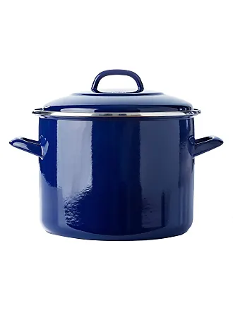 BK bk carbon steel saucepan with lid, 1.3 qt, blue