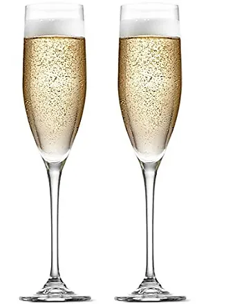 MyGift Modern Stemmed Rose Gold Champagne Flute Set of 6,  Bridesmaid and Wedding Toasting Glasses, Prosecco Wine Glass, Mimosa Glass  Set, Cocktail Glass Set, Drinking Glassware: Champagne Glasses
