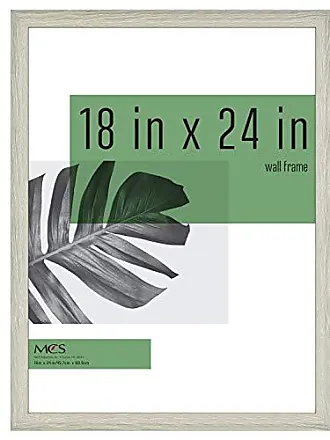  MCS Studio Gallery Frame, Gray Woodgrain, 16 x 20 in matted to  8 x 10 in , Single