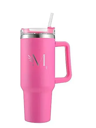 40 oz Tumbler with Handle and Straw Lid Leak Proof, Coffee Travel Mug with  Handle Insulated for Hot and Cold Drink Ice, Birthday Gifts for Women Men,  Reusable Stainless Steel Cups, Dishwasher