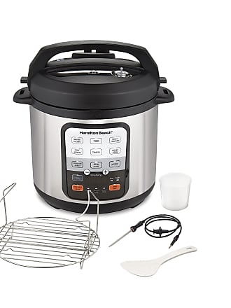 Hamilton Beach 8.25-Quart 3-Tier Digital Food Steamer and Rice Cooker in  Stainless Steel