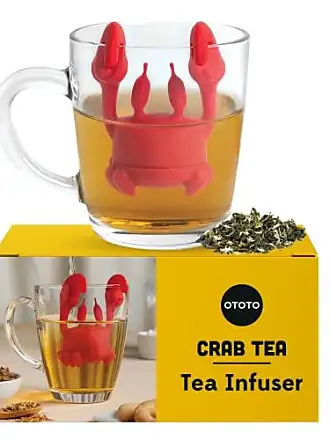 OTOTO Under The Tea Cup & Tea Diffuser Set - Yellow Submarine Cute Tea  Infuser for Loose Leaf Tea and Tea Cup - for Tea Lovers, Housewarming  Gifts