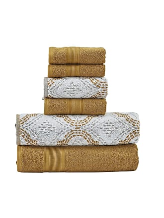 Aztec Sky Gold Embroidered Hand Towel - CLEARANCE