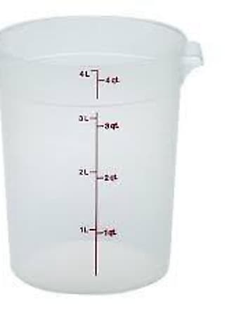 Cambro PSB12176 5.8 Qt. Pebbled Serving/Salad Bowl