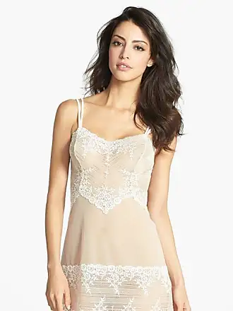 Wacoal Embrace Lace Chemise In Naturally Nude,ivory