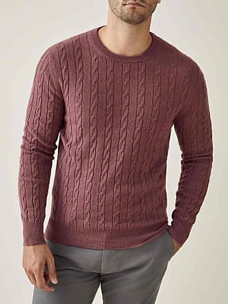 Malo Men's Rose Red Crewneck Light Pullover Sweater US L IT 52 