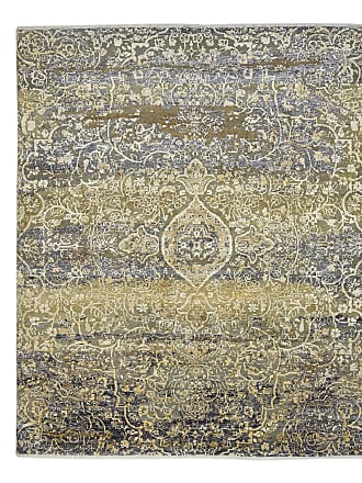 Beige 8' x 10' Solo Rugs Kiara Contemporary Abstract Hand-Knotted Indoor Area Rug 
