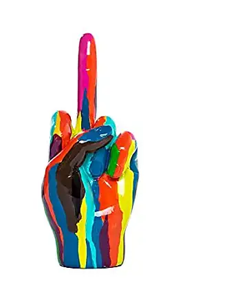 Interior Illusions Middle Finger Hand Wall Hook 9 Tall x 4.5 Inches Wide  : Home & Kitchen 